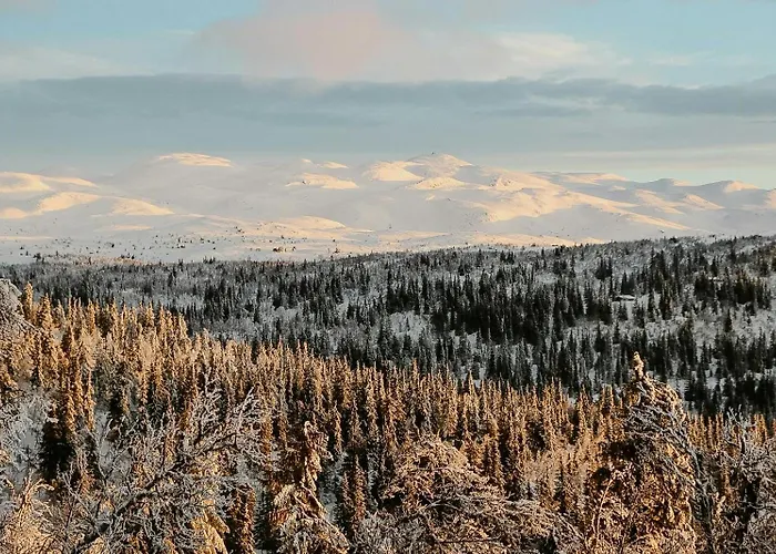 בית נופש Modern Family With Views Of Spatind *